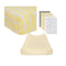 Burt's Bees Baby Unisex Gift Set - Crib Sheet, Changing Pad Cover & Burp Cloths, 100% Organic Cotton