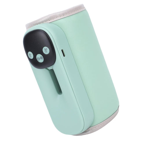 Masyrt Warmer,11 Settings Portable Bottle Temperature Rechargeable Fast Milk Warmer with Night Light Memory Function