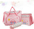 Vaguelly Large Capacity Diaper Bag with Changing Pad and Bottle Holder