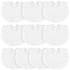 Seematn 10 Pcs Baby Muslin Bibs for Unisex Girls & Boys Drool