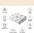 Cstdyfrv 60x80in Cute Baby Dragons Castle Baby Blankets for Boys Girls Watercolor Fairytale Dragon Moon Stars Soft