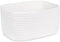 ABenkle Small Storage Basket - Mini Baby Basket, Cute Cotton Rope Woven Basket for Nursery, XS White