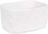 ABenkle Small Storage Basket - Mini Baby Basket, Cute Cotton Rope Woven Basket for Nursery, XS White