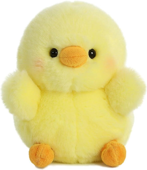 Aurora Bundle of 2 5" Beanbag Stuffed Animals: Chickadee Chick and Bunbun Bunny