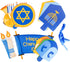 Happy Hanukkah Decorations Paper Banners, Holiday Chanukah Party Supplies