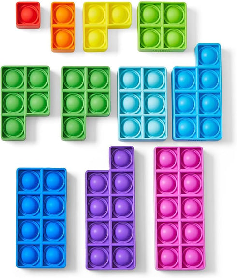 hand2mind Early Numeracy Sensory Bubble Poppers, Push Pop Fidget Toys for Kids,