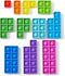 hand2mind Early Numeracy Sensory Bubble Poppers, Push Pop Fidget Toys for Kids,