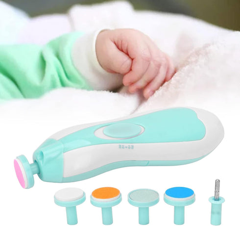 DOACT 6 Baby Infs Nail File, Baby Electric Nail Grinder Baby Nail File Kit Portable Infs Nail File with Grinding Head