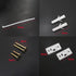 Qianly 6Pcs Furniture Anchors Furniture Anchor and Straps Compact Portable Wall Anchor Straps for TV Stands Bookcase