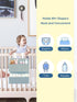 80+ Hanging Diaper Organizer for Bassinet/Crib/Playpen/Playard Hold Diapers - Changing Table Diaper Holder Attachment