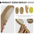 Set 4-piece Infant Scalp Brush Wooden Baby Hair Brush Comb for Newborns Boys and Girls and Comb