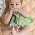 Crocodile-Themed Comforter with Rubber Teether for Infants