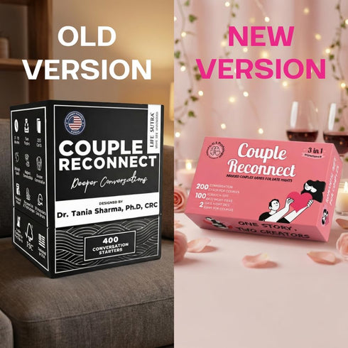 3 1 200 100 Life Sutra Couple Reconnect in Game - Classsic Conversation Cards, Scratch Off Date Adventures and Endless