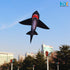 HENGDA KITE for Kids, Lifelike Black Shark Kite, Single Line Kite Flying for Children