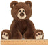 Bearington Lil' Barnaby Chocolate Brown Plush Stuffed Animal Teddy Bear, 11.5 Inches