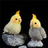 Nohito 4.9'' Yellow Cockatiel Parrot Plush Toy, Stuffed Animal, Cute Little Bird Gifts for Kids