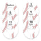 6 Baseball C196 Baby Boy Nursery Clothing Size Closet Dividers - 1.25 Inch Rod