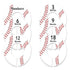 6 Baseball C196 Baby Boy Nursery Clothing Size Closet Dividers - 1.25 Inch Rod