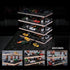 1/64 Scale 4-Tiers Diecast Model Car Display Case for Lego Vehicles, Hot Wheels, Nascar Diorama Scene Parking Lot