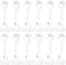 ZCYSRLQIN 24 Pcs Hand Clappers and Metal Cowbells Noise Makers Cheering Clappers Cow