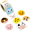 200 Pcs Farm Animal Stickers for Kids - Cute Animal Face Sticker Barnyard Party Decorative Labels for Toddlers Art