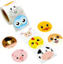 200 Pcs Farm Animal Stickers for Kids - Cute Animal Face Sticker Barnyard Party Decorative Labels for Toddlers Art