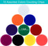 Coopay 300 Pieces Plastic Learning Counters Disks in 10 Colors for Math Practice and Poker Chips, 1 Inch