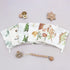 LifeTree Muslin Swaddle Blankets Neutral, Baby Washcloths Farm Animals Swaddling Wrap Nursery Receiving Blanket