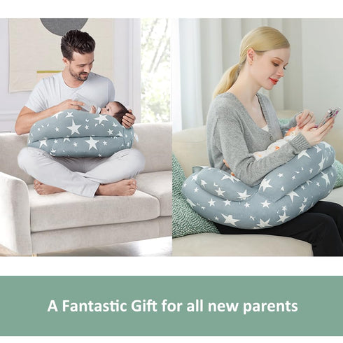 Chilling Home Nursing Pillow for Breastfeeding, Adjustable Nursing Pillow Breast Feeding Pillow Bottle Feeding