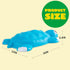 JOYIN Turtle Balance Stepping Stones - 6 Pcs Kids Jumping Stones, Toddler Obstacle Course Coordination Game for Ages 3+