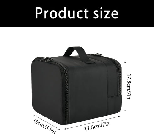 MENGLANSI Protective Case for Electric Breast Pumps Interior Foam Padding and Dedicated Pockets for Milk Storage Travel