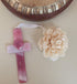 Handmade Glass Cross for Mother - Unique Gift with Poem for Christmas, Mother's Day, Birthday