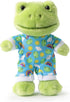 9-Inch Cute Frog Plush - Soft Stuffed Animal Toy, Kawaii Doll Gift for Kids, Green Plushie