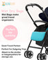 2pcs 2LW02 ALVA ALVABABY Waterproof Wet Dry Bags,Reusable with Two Zippered Pockets,Baby Cloth