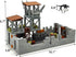 ZHX Set 8 10 12 14 Military Base Building Brick for Army Minifigure War Accessories, Defence Base Guard Tower Guns
