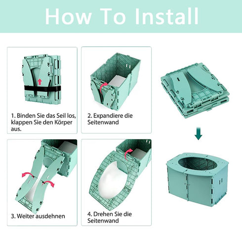 SunnySmile Travel Potty for CarTravel Potty for KidsPortable Potty for ToddlerApply to Camping, Tourism, Outdoor