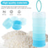 Manwetye 2 4 PCS Layers Sakura Baby Milk Formula Dispenser & Container Box for Travel (Blue)