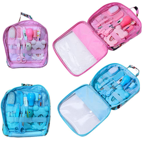 Pastoralist Set 13 PCS/Set, Baby Healthcare and Grooming Kit Baby Nasal Aspirator Nail Clipper Hairbrush Newborn Daily