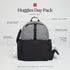 Pack Backpack, HUGGIES Unisex-adult Day Diaper Black/Solid, One Size