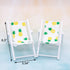 AUEAR 3 Pcs Miniature Foldable Chair Accessory Deck for Decoration, 1:12 Scale (Style A)