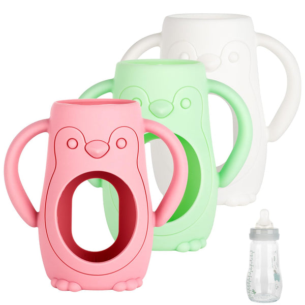 3 Pack Silicone Sleeves for MAM Baby Bottles - Anti Breakage Baby