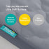 2 Pack 100% 52" 28" Crib Mattress Protector Sheets, Fitted Waterproof Mattress Pad Cover, Noiseless & Machine Wash
