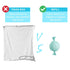 Lisyee 4 Pack 280 Adult Diaper Liner Refills Compatible with Janibell Akord Slim Model Adult Diaper System, Green