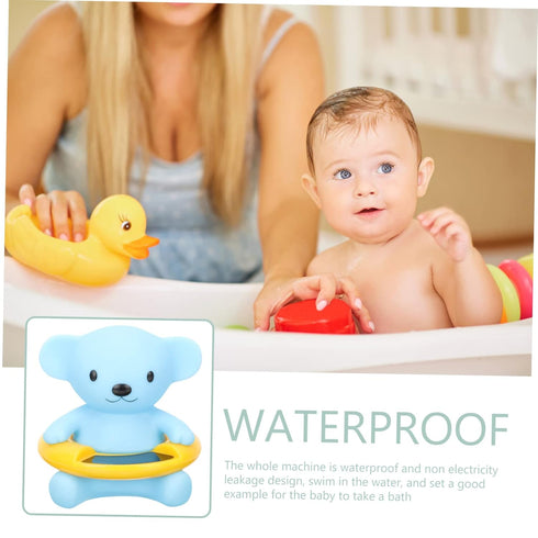 Garneck Cartoon Bath Thermometer Safe Floating Water Temperature Gauge for Boy Girl Bathtubs and Pools Fun Measurement