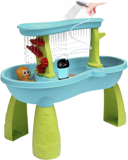 Bitubi Rechargeable Water Table Pump for Step2 Water Table, Kids Sand Water Play Table Accessory for Outdoor Activity