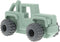 Nuby Silicone Teether Toy for Babies - Textured Teething Green Jeep Car with