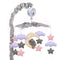 Baby Crib Mobile with Elephants, Clouds and Stars,Baby Mobile Musical Crib Mobile