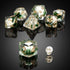 Skull DND Dice - DNDND 7PCS Resin Dice Set with Velvet Pouch for Dungeons and Dragons Role Playing Games