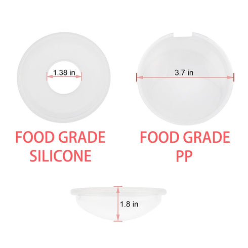 Breast Shells Milk Saver for Breastfeeding, 4 Pack BPA Free Nursing Cups Protect Sore Nipples Breast Milk Collection