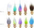 Lucky Mini Troll Dolls PVC Vintage Action Figures, Cute Little Guys Collection for Cake Toppers, Party Favors